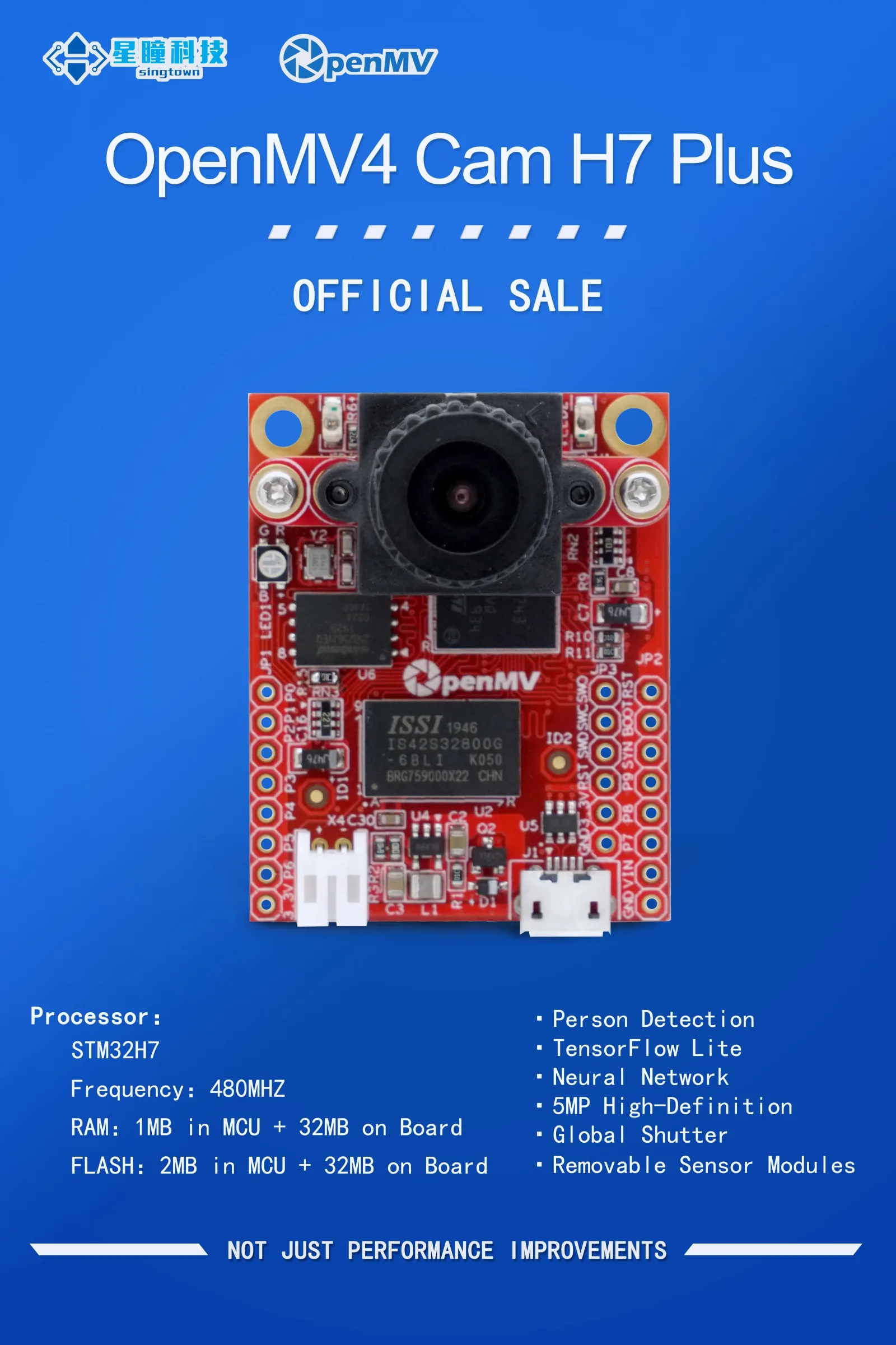 OpenMV4 Cam H7 Plus product image 1