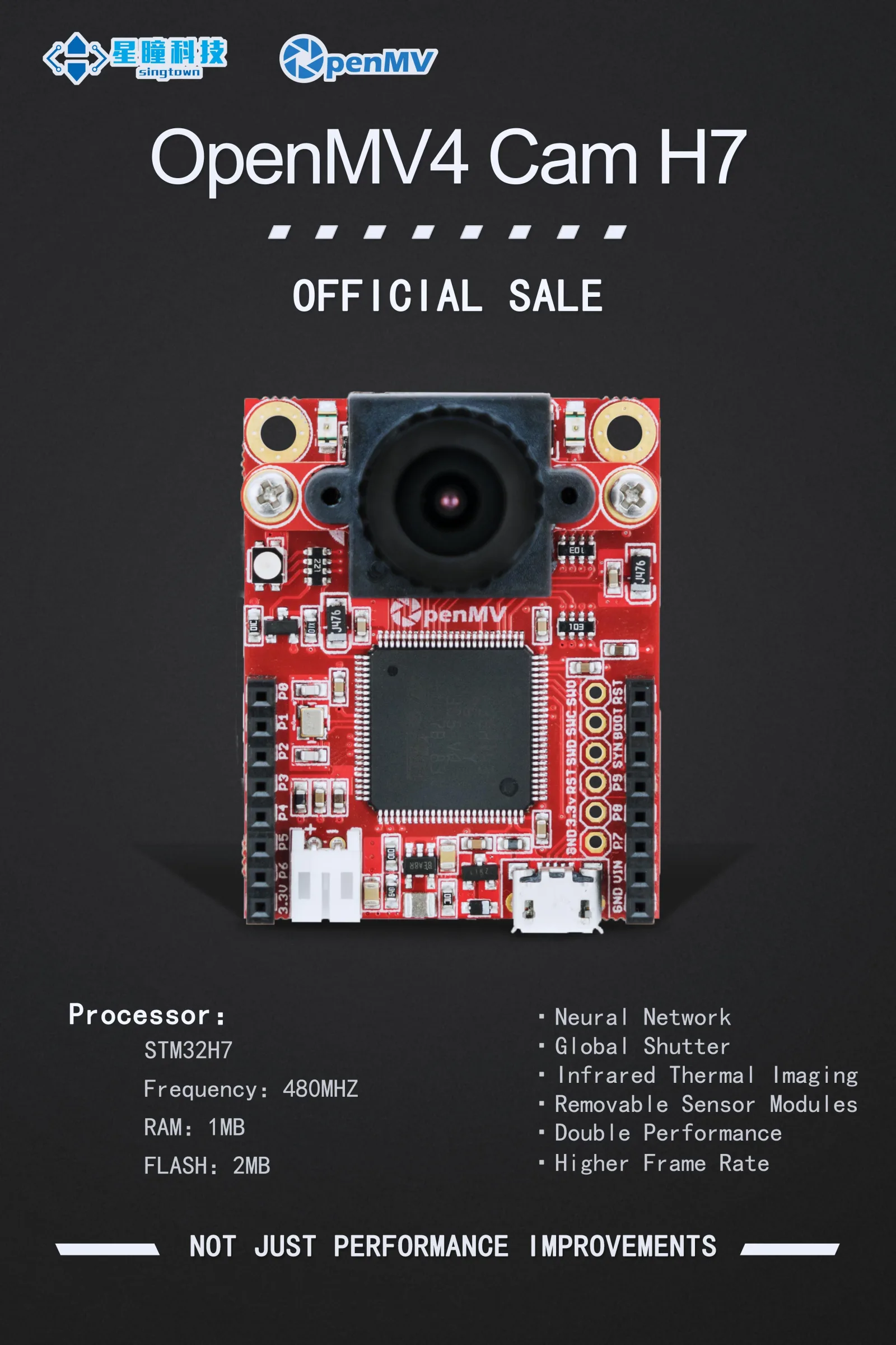 OpenMV4 Cam H7 R2 product image 1